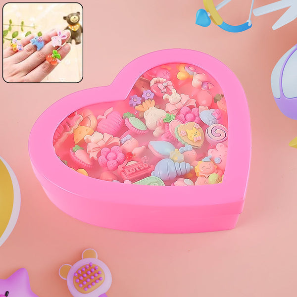 Heart Treasure Kids Ring Set