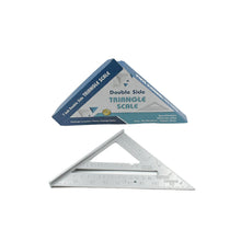 Double-Sided 45° Triangle Ruler – 7-Inch Aluminum Alloy Rafter Square for Home & Industrial Use