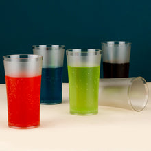 Matt Finish Glass Tumbler Set (approx 300ML & 6 Pc)