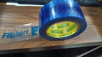 Blue tape for packaging with Flipkart lDoepoe.shop for delivery use.